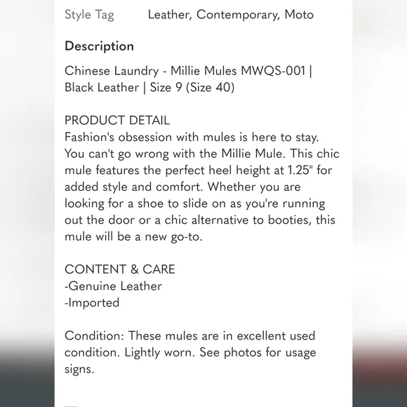 Chinese Laundry Millie Black Mules - Picture 15 of 15